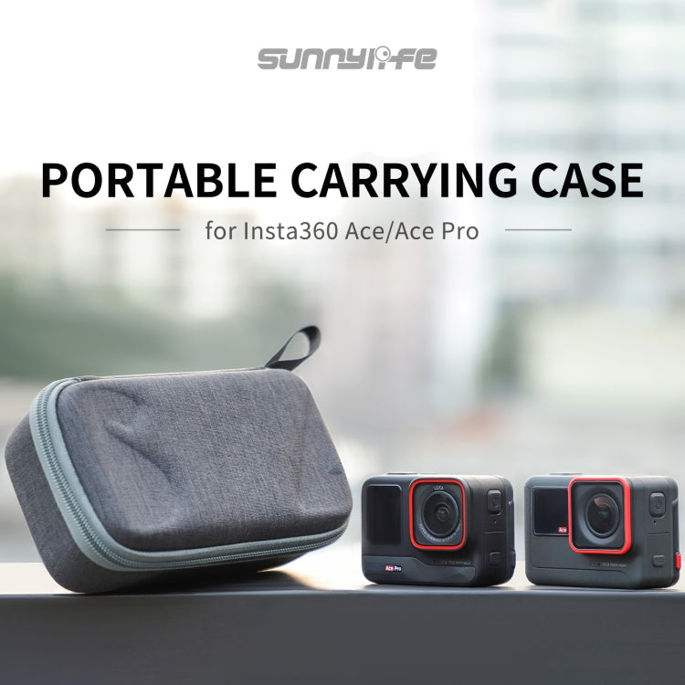 For Insta360 Ace / Ace Pro Sunnylife Portable Carrying Case Handbag Mini Travel Case Organizer Protective Bag