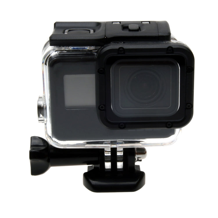 For GoPro HERO6 /5  30m Waterproof Housing Protective Case + Hollow Back Cover with Buckle Basic Mount & Screw, No Need to Disassemble Lens(GP413)