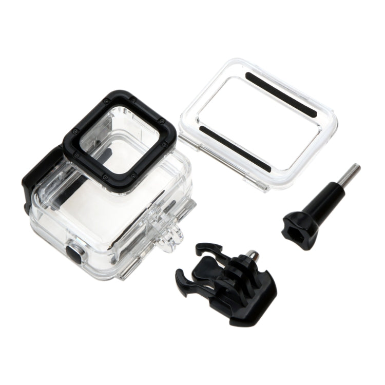 For GoPro HERO6 /5  30m Waterproof Housing Protective Case + Hollow Back Cover with Buckle Basic Mount & Screw, No Need to Disassemble Lens(GP413)