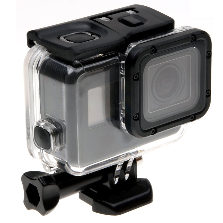 For GoPro HERO6 /5 Skeleton Housing Protective Case + Hollow Back Cover with Buckle Basic Mount & Screw, No Need to Disassemble Lens My Store