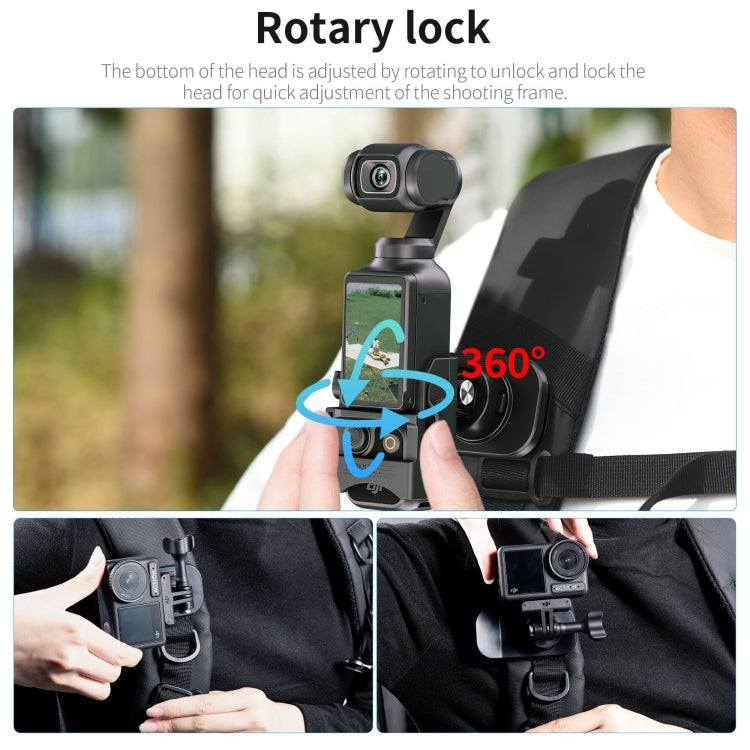 STARTRC 360 Degree Rotation Backpack Clip Magnetic Suction Mount My Store