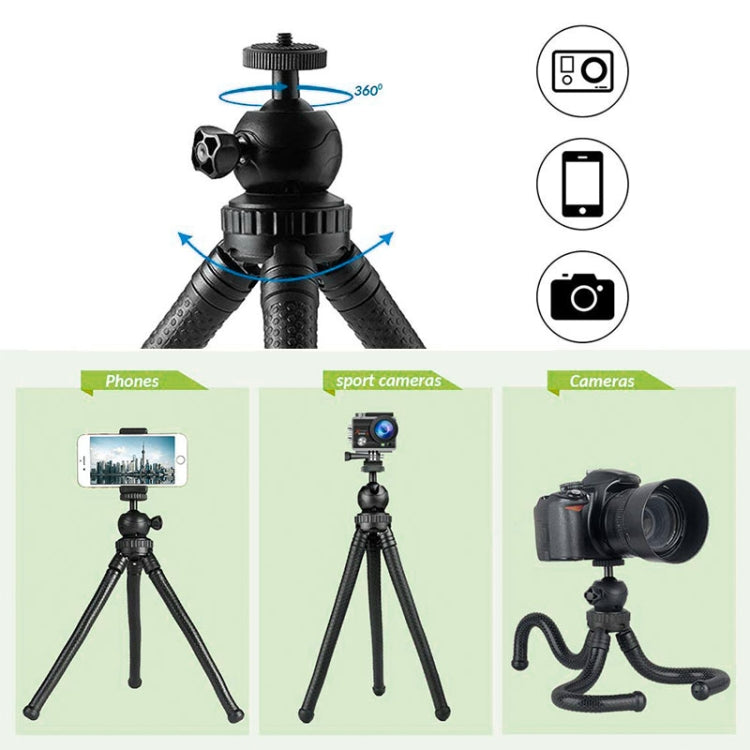 W1 Mini Octopus Flexible Tripod Holder with Ball Head for SLR Cameras, GoPro, Phones My Store