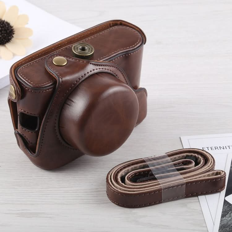 Full Body Camera PU Leather Case Bag with Strap for Fujifilm X100F My Store