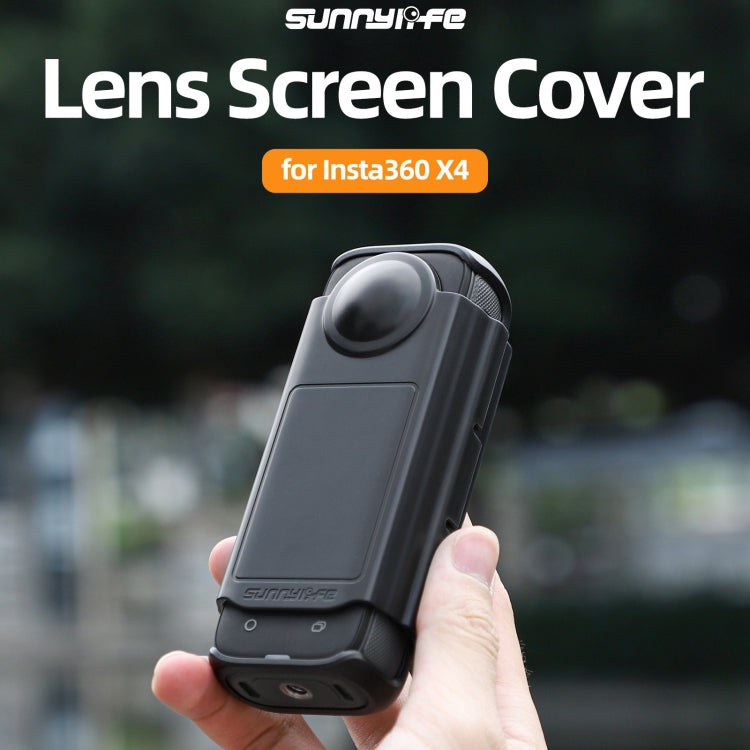 For Insta360 X4 Sunnylife Integrated Lens Screen Protective Cover