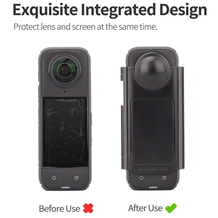 For Insta360 X4 Sunnylife Integrated Lens Screen Protective Cover My Store