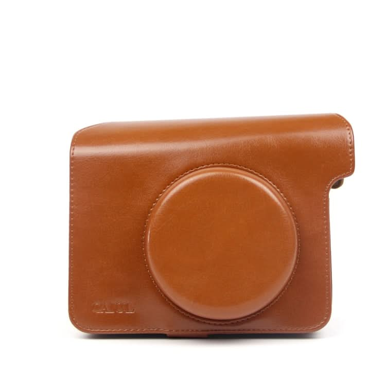 Vintage PU Leather Case Bag for Polaroid W300 Camera, with Adjustable Shoulder Strap My Store