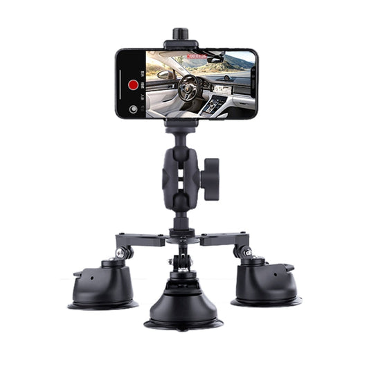 Tri-leg Suction Cup Connecting Rod Arm Phone Clamp Mount My Store