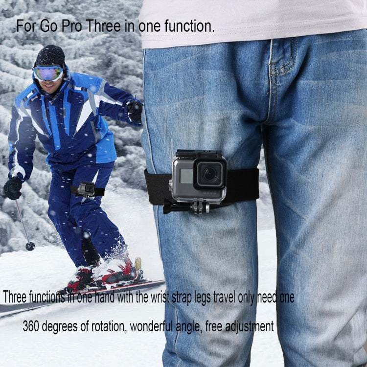 GP278 3 in 1 Hand Wrist Arm Leg Straps 360-degree Rotation Mount for GoPro HERO13 Black / HERO12 / HERO11 /10 /9 /8 /7 /6 /5, Insta360 Ace / Ace Pro, DJI Osmo Action 4 and Other Action Cameras My Store