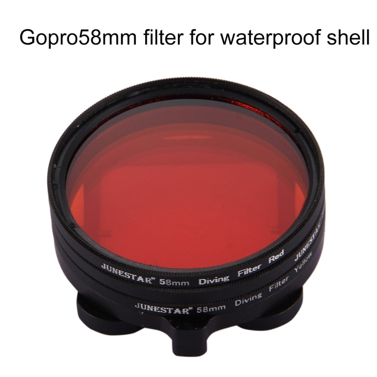 58mm Yellow + Red + Purple Diving Lens Filter for GoPro HERO7 Black/6 /5 My Store