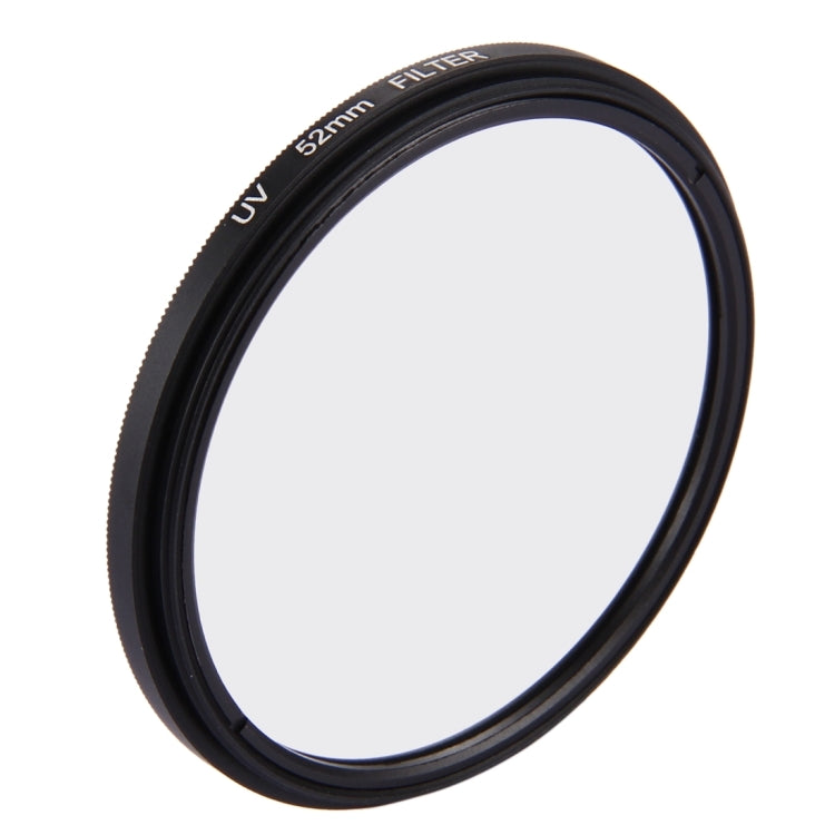 52mm 3 in 1 Round Circle UV Lens Filter with Cap for GoPro HERO7 Black/6 /5