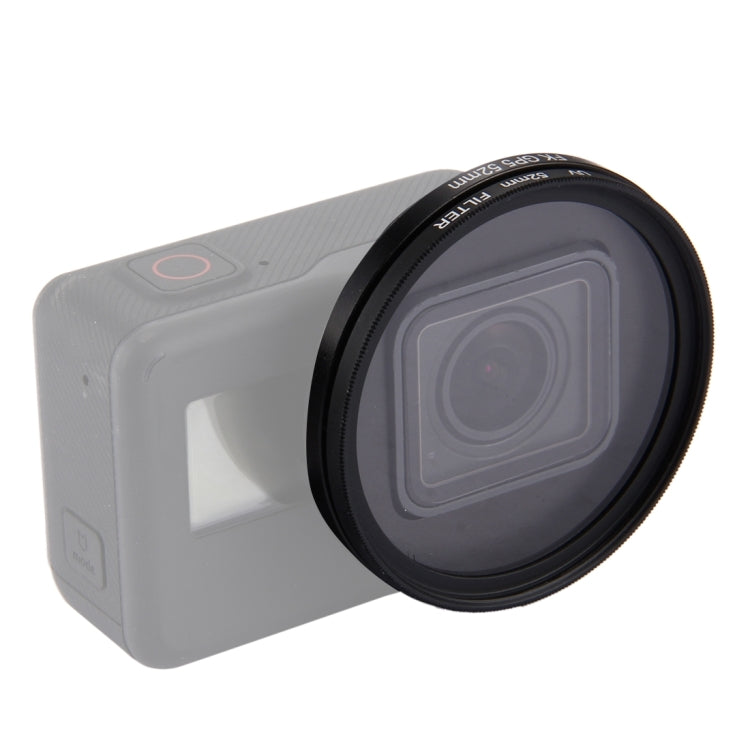 52mm 3 in 1 Round Circle UV Lens Filter with Cap for GoPro HERO7 Black/6 /5 My Store