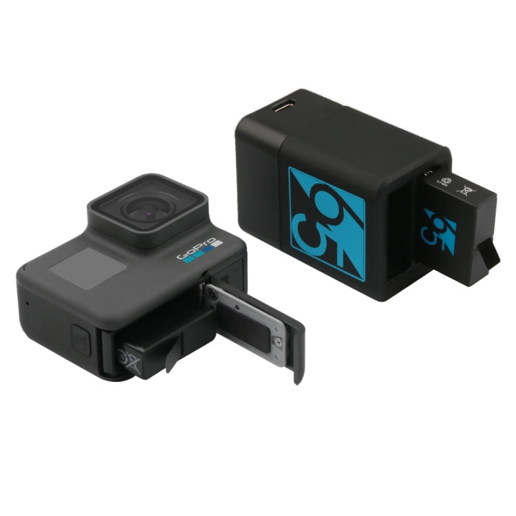 Dual Batteries Charger with USB-C / Type-C Cable for GoPro HERO6 /5 My Store