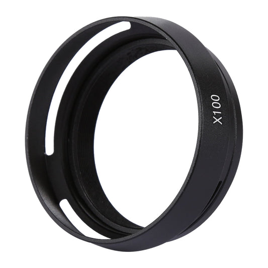 49mm Metal Vented Lens Hood for Fujifilm X100