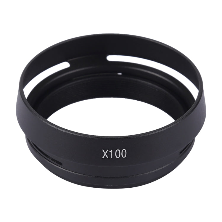 49mm Metal Vented Lens Hood for Fujifilm X100 My Store