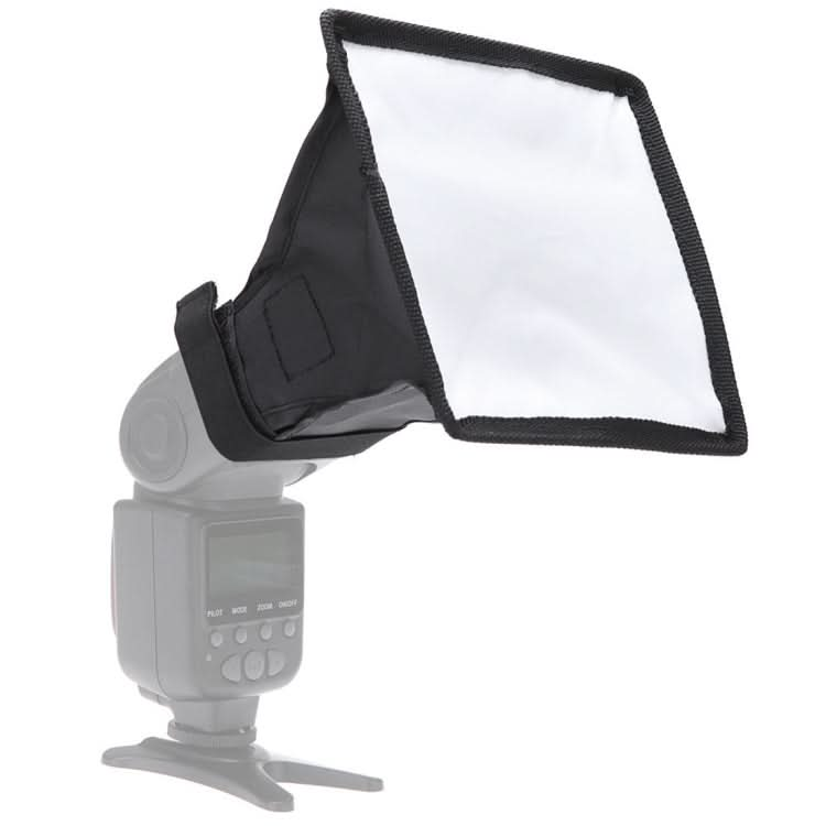 Portable Flash Folding Soft Box, Without Flash Light Holder, Size: 15 x 17 cm(Black + White) My Store