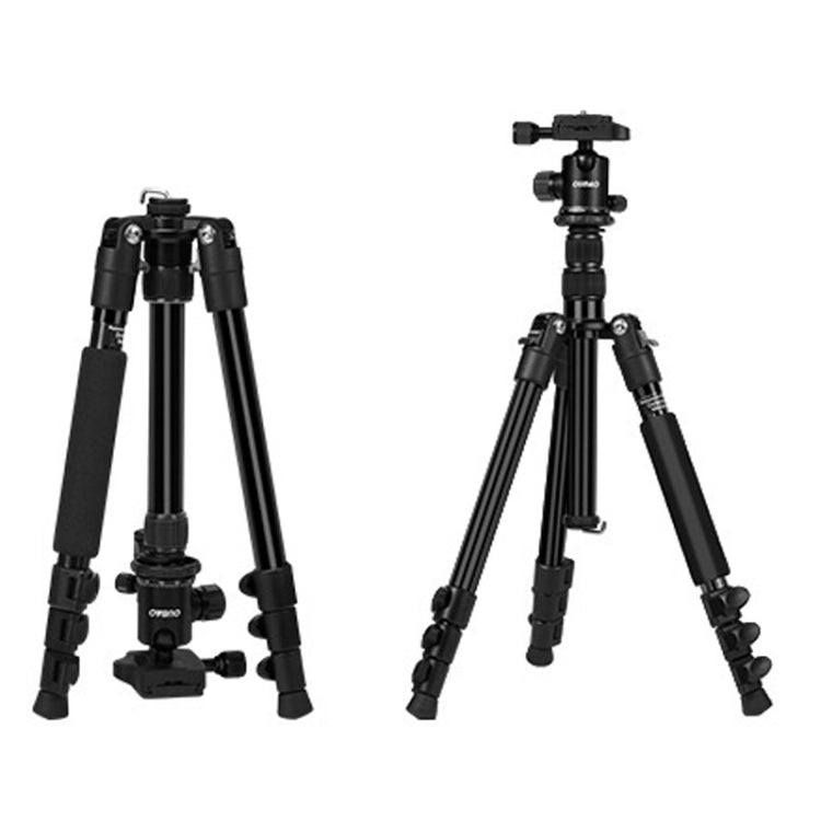 TRIOPO K2508S+B1S Adjustable Portable  Aluminum Alloy Tripod with Ball Head for SLR Camera