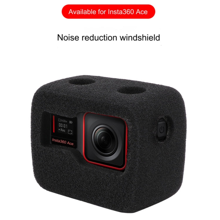 For Insta360 Ace Sponge Foam Windshield Housing Case