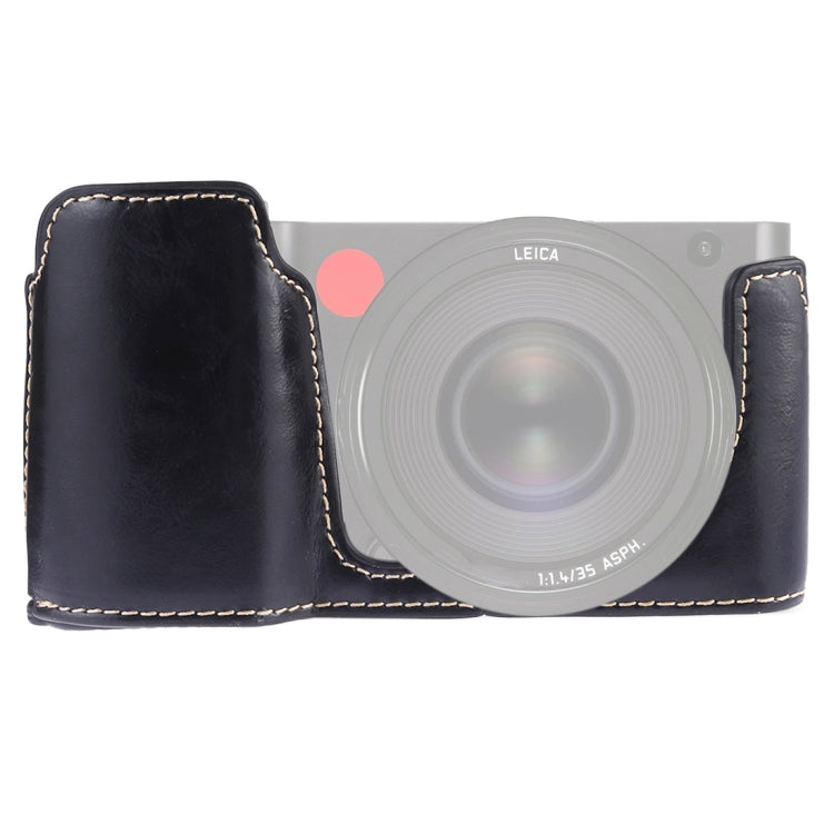 1/4 inch Thread PU Leather Camera Half Case Base for Leica TL (Typ 701)