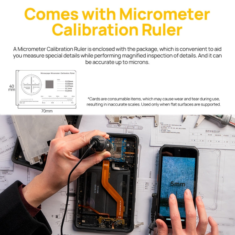 Ulefone uSmart C01 Wired Digital Microscope for Ulefone Armor 18 Series / 9 / 9E & Power Armor 16 Series / 13 / Armor Pad My Store