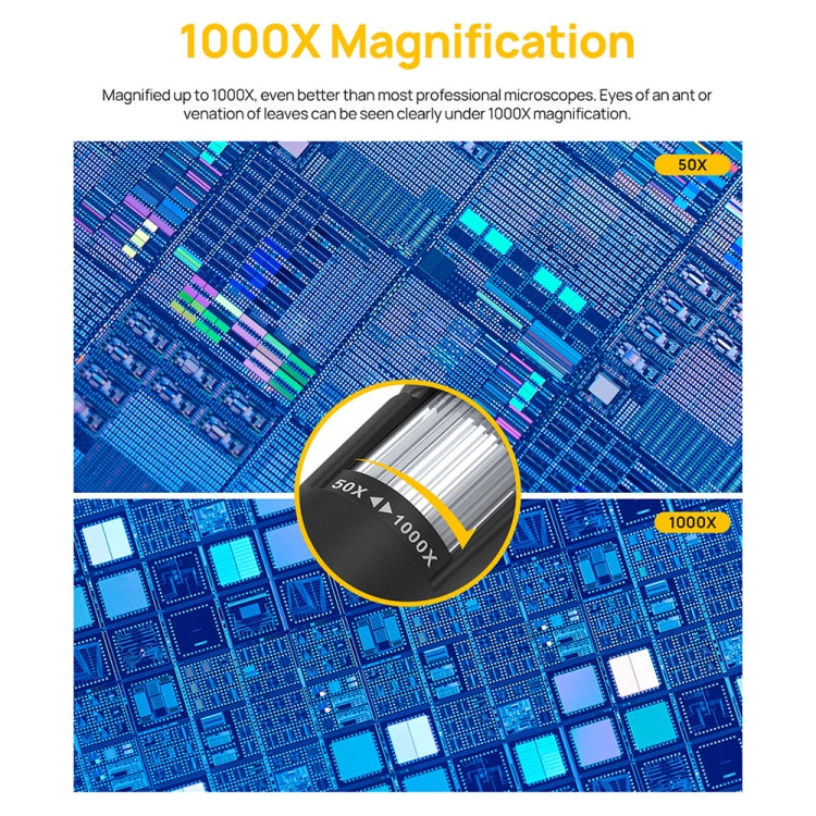 Ulefone uSmart C01 Wired Digital Microscope for Ulefone Armor 18 Series / 9 / 9E & Power Armor 16 Series / 13 / Armor Pad My Store