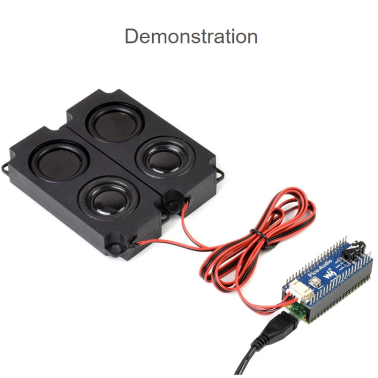 Waveshare Audio Expansion Module for Raspberry Pi Pico, Concurrently Headphone / Speaker Output