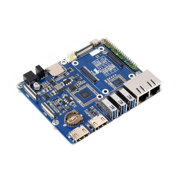 Waveshare Compute Module Dual Gigabit Ethernet Base Board for Raspberry Pi CM4 My Store