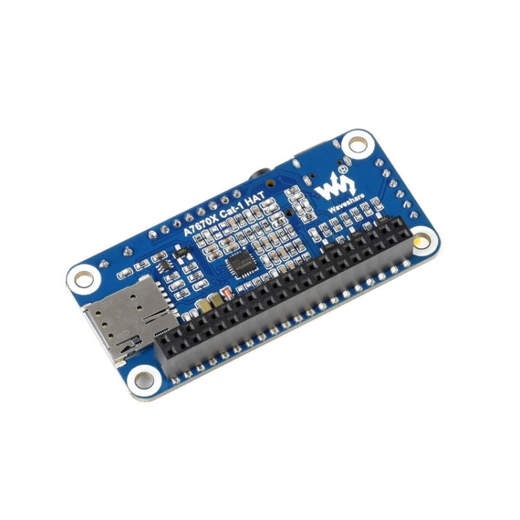 Waveshare Multi Band 2G GSM / GPRS LBS A7670E LTE Cat-1 HAT for Raspberry Pi, for Europe, Southeast Asia, West Asia, Africa, China, South Kor My Store