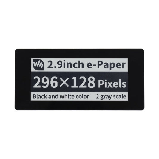 Waveshare 2.9 inch 296 x 128 Pixel 5-Points Capacitive Touch Black / White E-Paper E-Ink Display HAT for Raspberry Pi Pico, SPI Interface