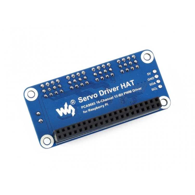 Waveshare 16-Channel 12-bit I2C Servo Driver HAT for Raspberry Pi