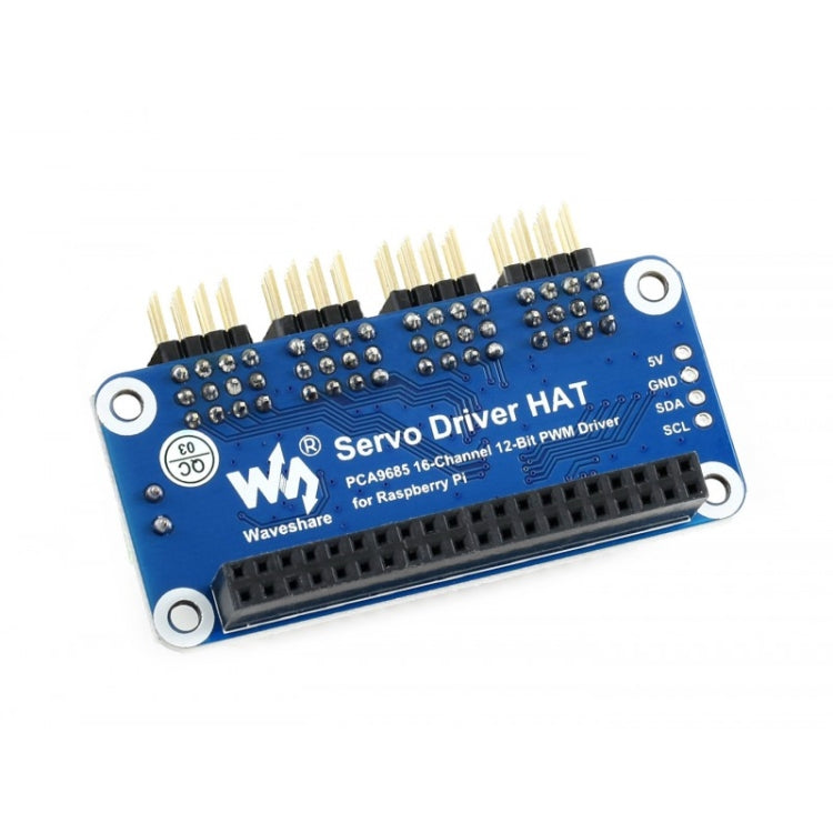 Waveshare 16-Channel 12-bit I2C Servo Driver HAT B for Raspberry Pi My Store