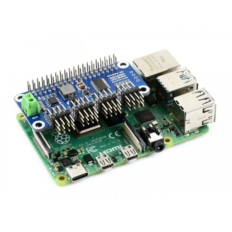 Waveshare 16-Channel 12-bit I2C Servo Driver HAT B for Raspberry Pi My Store