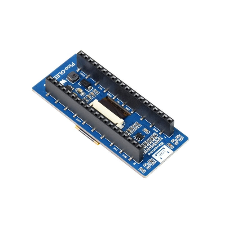 WAVESHARE 128 x 32 Pixel 2.23 inch OLED Display Module for Raspberry Pi Pico, SPI/I2C My Store