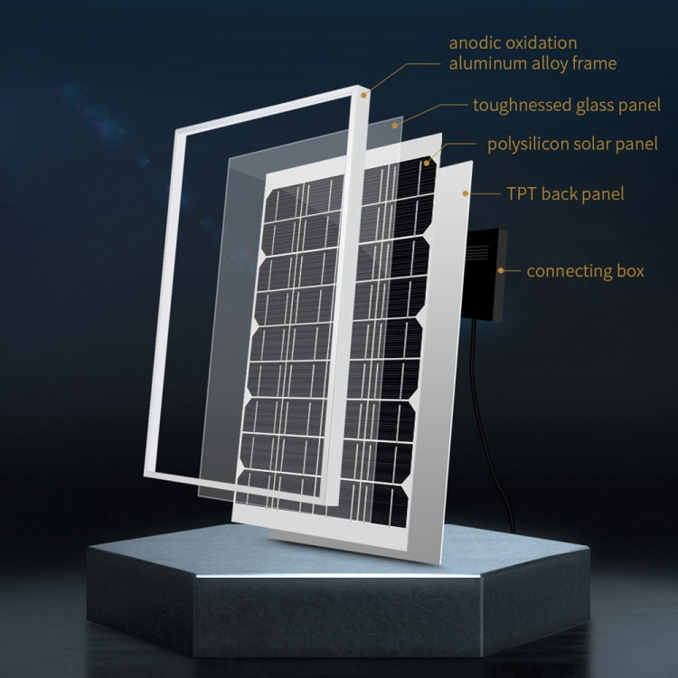 Waveshare High Conversion Efficiency 18V 10W Solar Panel