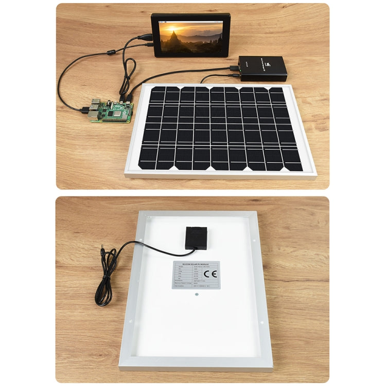 Waveshare High Conversion Efficiency 18V 10W Solar Panel My Store