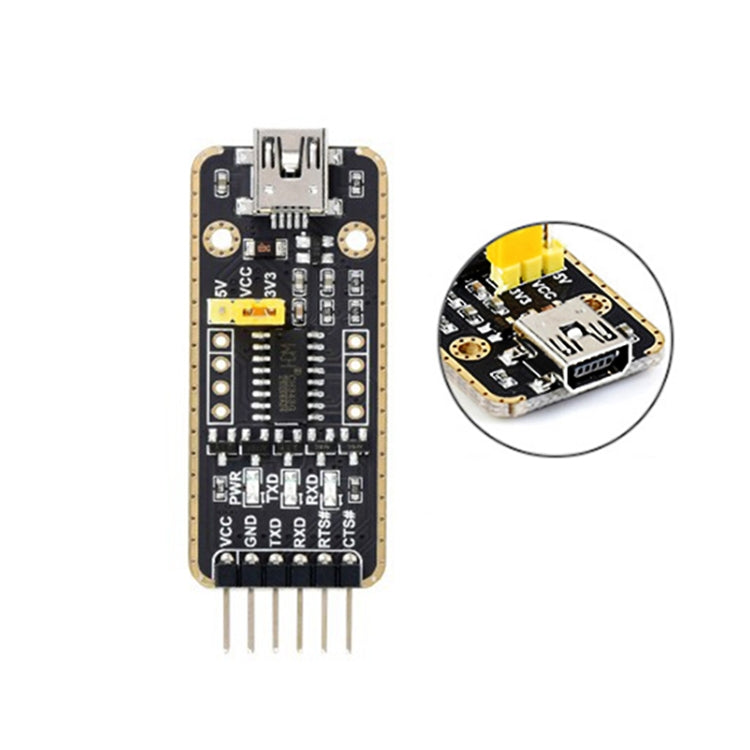 Waveshare Mini USB to UART High Band Rate Transmission Module Connectors My Store