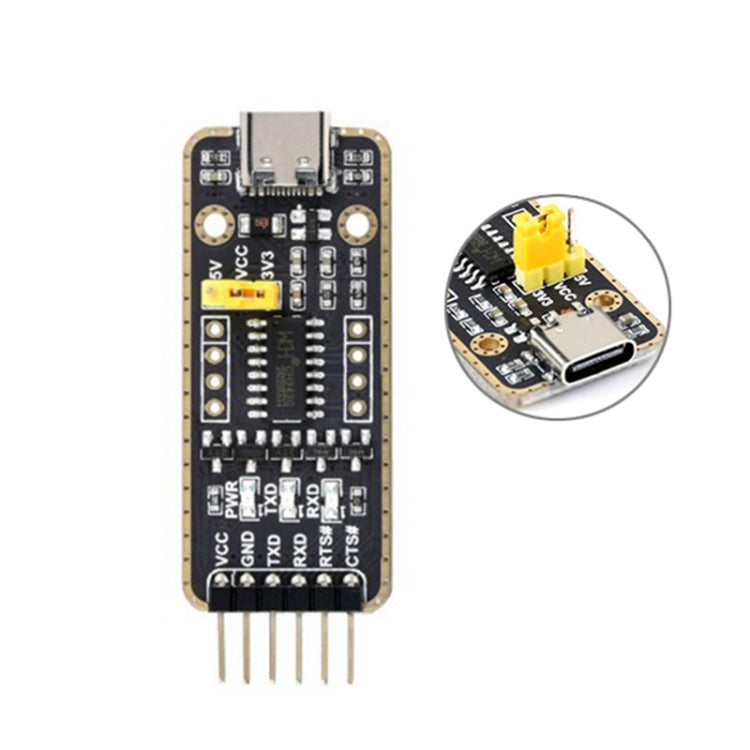 Waveshare Type-C / USB-C to UART High Band Rate Transmission Module Connectors My Store