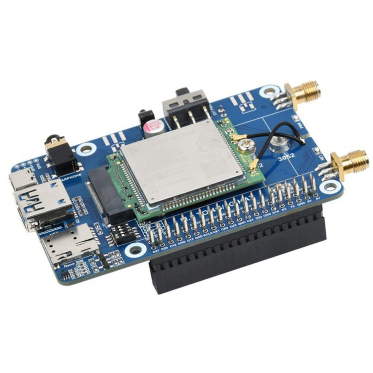 Waveshare SIM7600G-H M.2 4G HAT LTE CAT4 High Speed GNSS Global Band Module for Raspberry Pi My Store