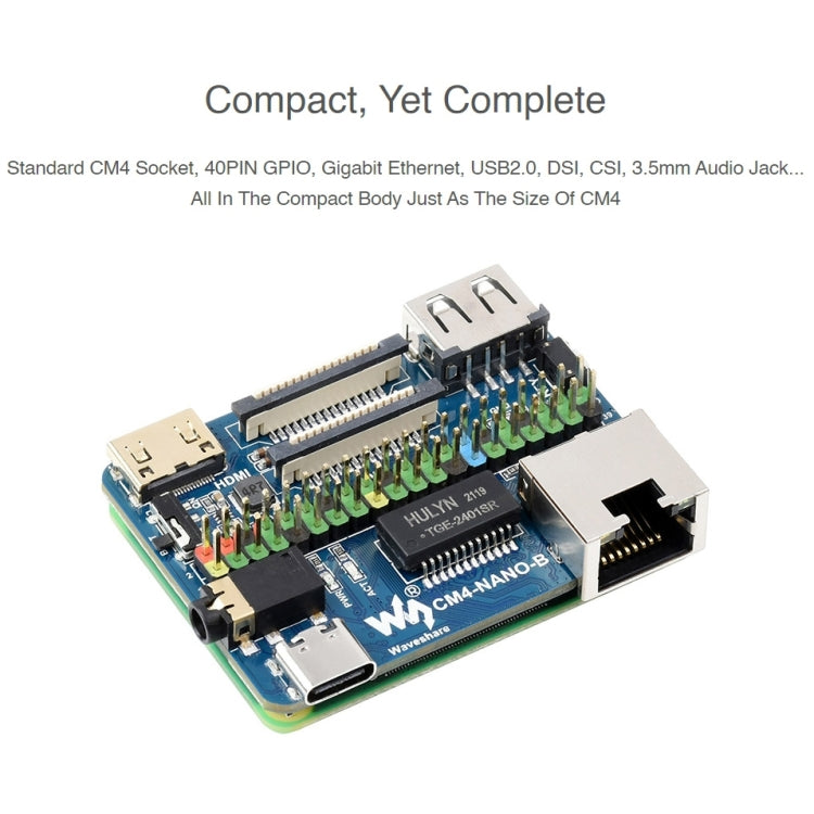 Waveshare Nano Base Board B for Raspberry Pi CM4