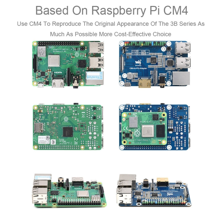 Raspberry Pi CM4 To 3B Adapter for Raspberry Pi 3 Model B/B+ My Store