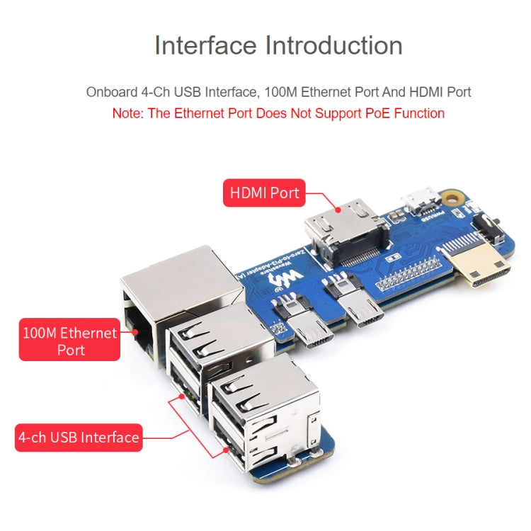 Waveshare Raspberry Pi Zero To 3B Adapter for Raspberry Pi 3 Model B/B+ My Store