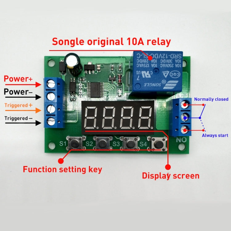 24V Time Relay Module Trigger OFF / ON Switch Cycle Timing Relay Board-Reluova