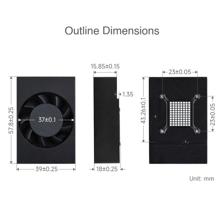 Waveshare Dedicated Cooling fan for Jetson TX2 NX My Store