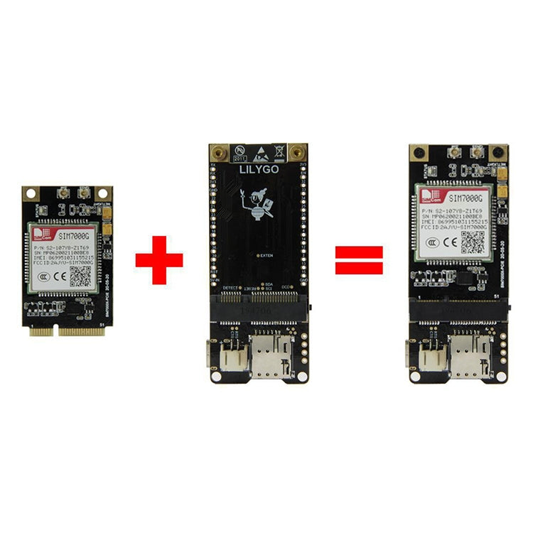 TTGO T-PCIE ESP32-WROVER-B AXP192 Chip WiFi Bluetooth Nano Card SIM Series Module Hardware Composable Development Board, PCIE-SIM7070G Module My Store