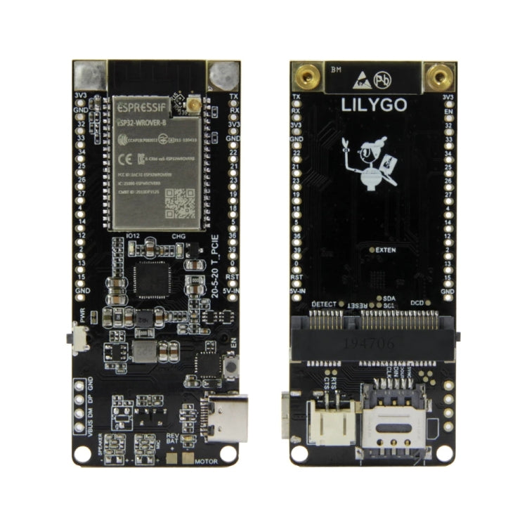 TTGO T-PCIE ESP32-WROVER-B AXP192 Chip WiFi Bluetooth Nano Card SIM Series Module 4MB Hardware Composable Development Board My Store