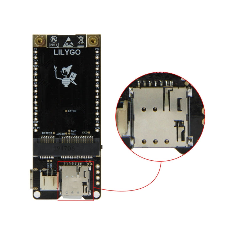 TTGO T-PCIE ESP32-WROVER-B AXP192 Chip WiFi Bluetooth Nano Card SIM Series Module 16MB Hardware Composable Development Board My Store