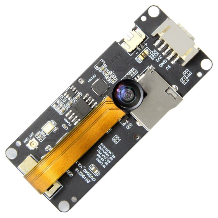 TTGO T-Camera Plus Fish-eye Lens ESP32-DOWDQ6 8MB SPRAM Camera Module OV2640 1.3 inch Display Rear Camera, Wiring Extended Version My Store