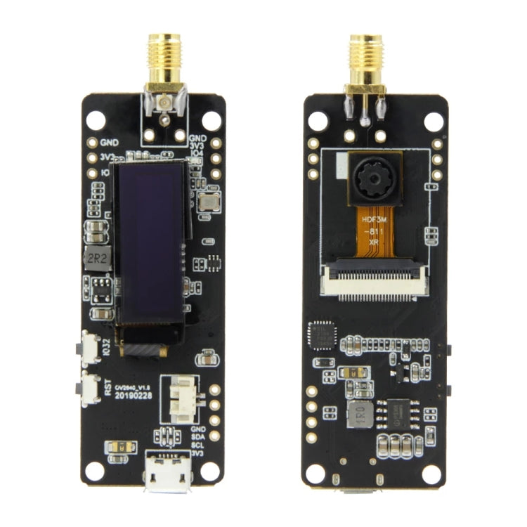 TTGO T-Journal Lens Camera Module OV2640 SMA WiFi 0.91 OLED Development Board with 3dbi Antenna My Store