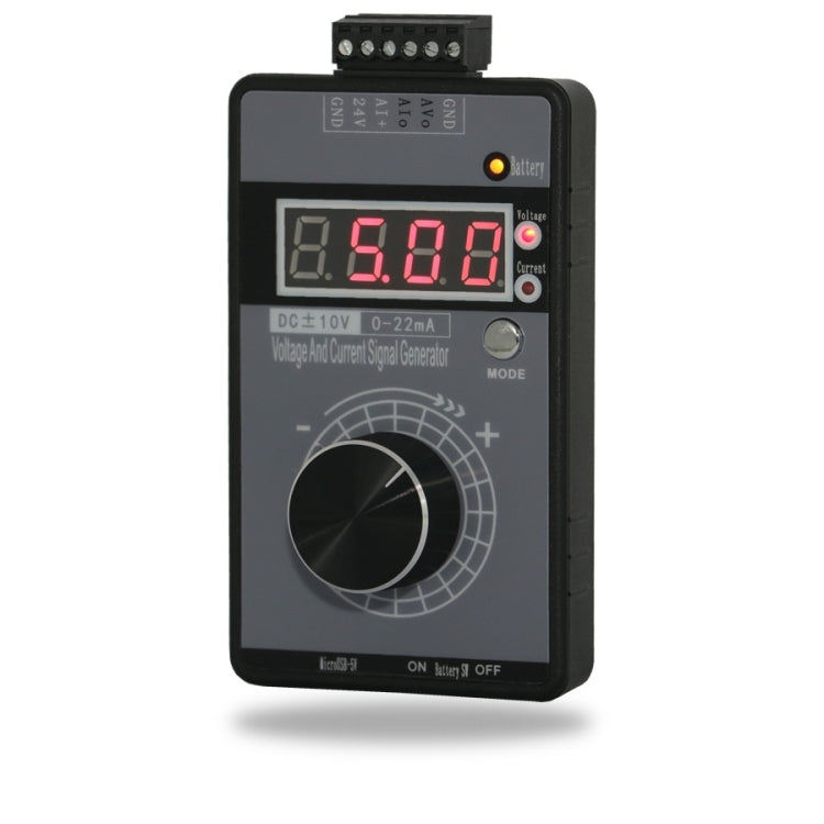 4-20mA 0-10V Signal Generator Adjustable Voltage Current Simulator, Built-in Battery-Reluova