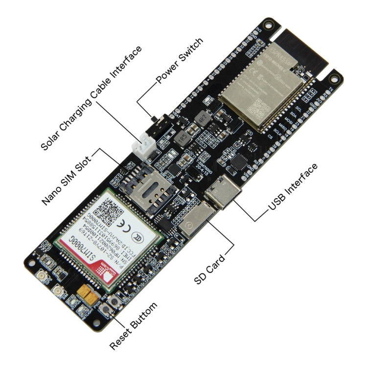 TTGO T-SIM7000G ESP32 WiFi Bluetooth 18560 Battery Holder Solar Charge Module Development Board My Store