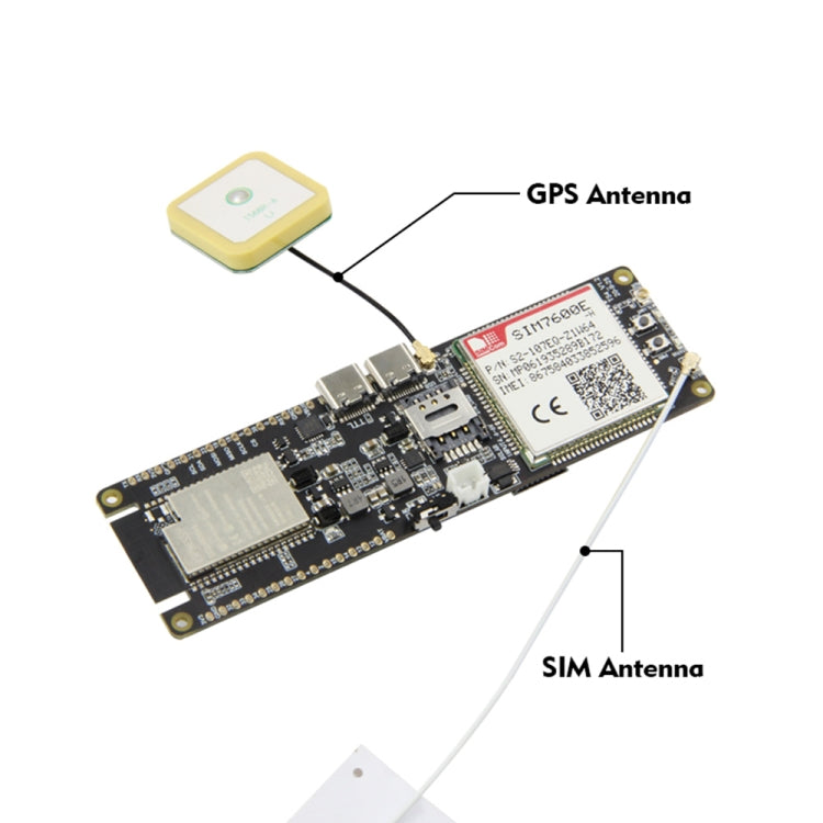 TTGO T-SIM7600E-H ESP32 WiFi Bluetooth 18560 Battery Holder Solar Charge Module Development Board My Store